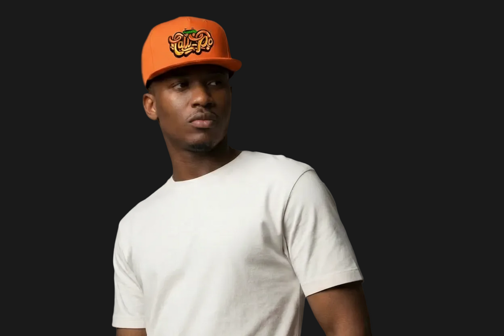 Cali-Po Signature Snapback Cap - Orange