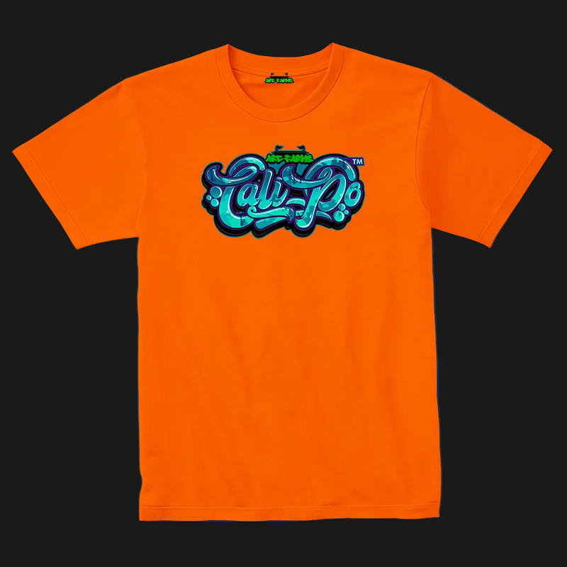 Cali-Po Orange T-Shirt - Blue