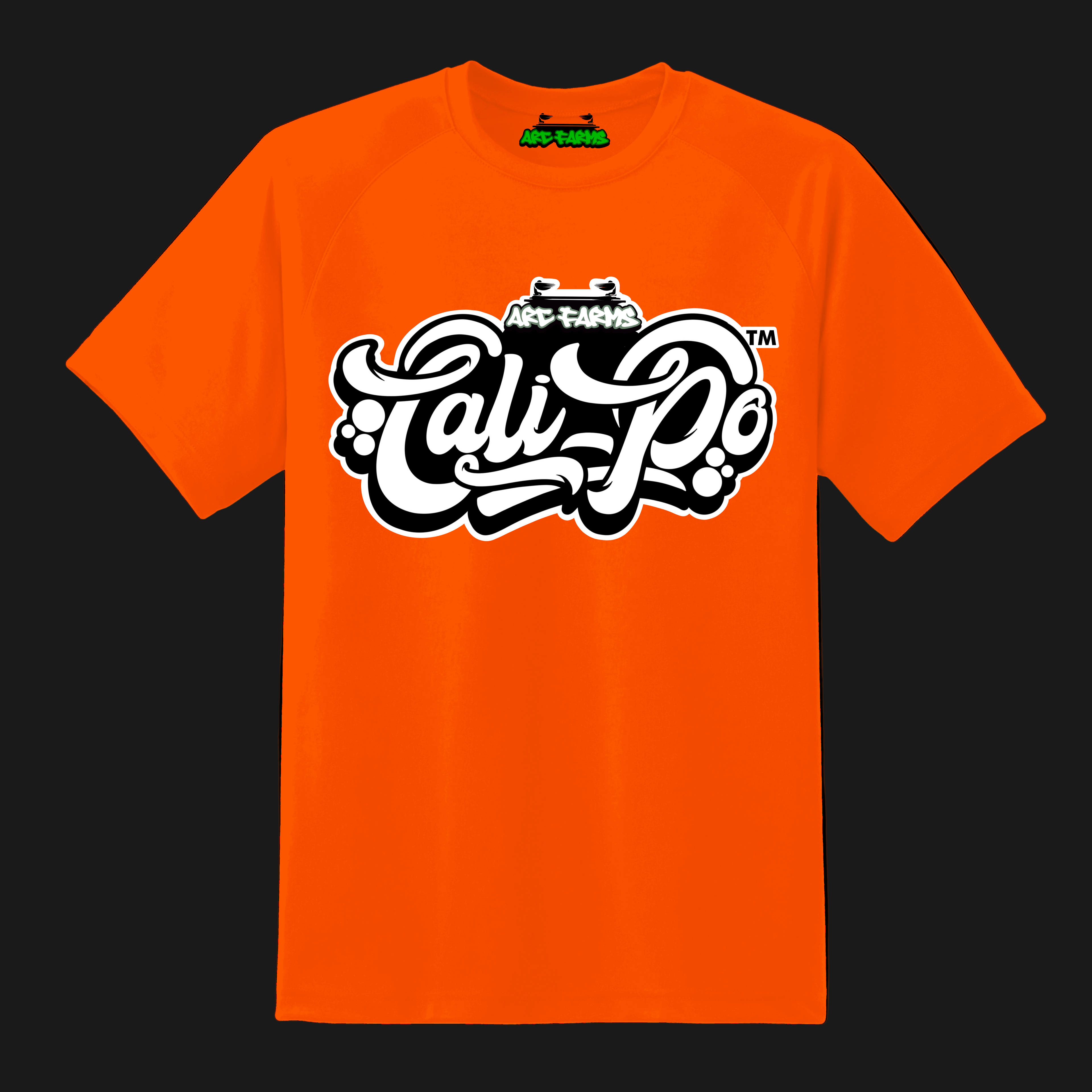 Cali-Po Orange T-Shirt - White Logo